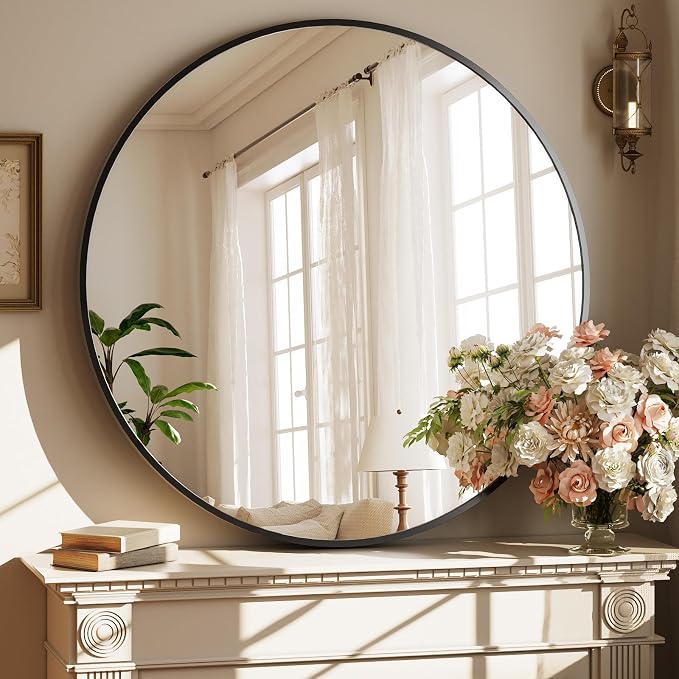 40 Inch Round Mirror by XRAMFY