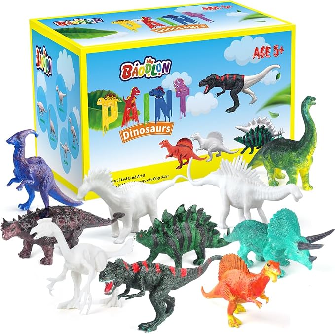 BAODLON Kids Arts Crafts Set Dinosaur Toy Painting Kit - Image 7