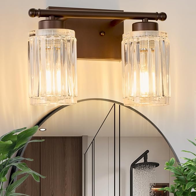2 Light Bathroom Light Fixtures Modern ORB 12 Inch Vanity Lights by ALAISLYC