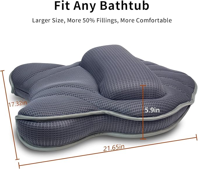Extra Thick Large Bath Pillow - Image 3