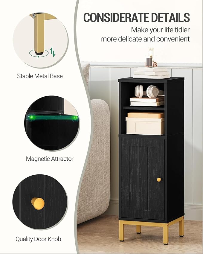 Bathroom Storage Cabinet, Corner Floor Cabinet - Image 5