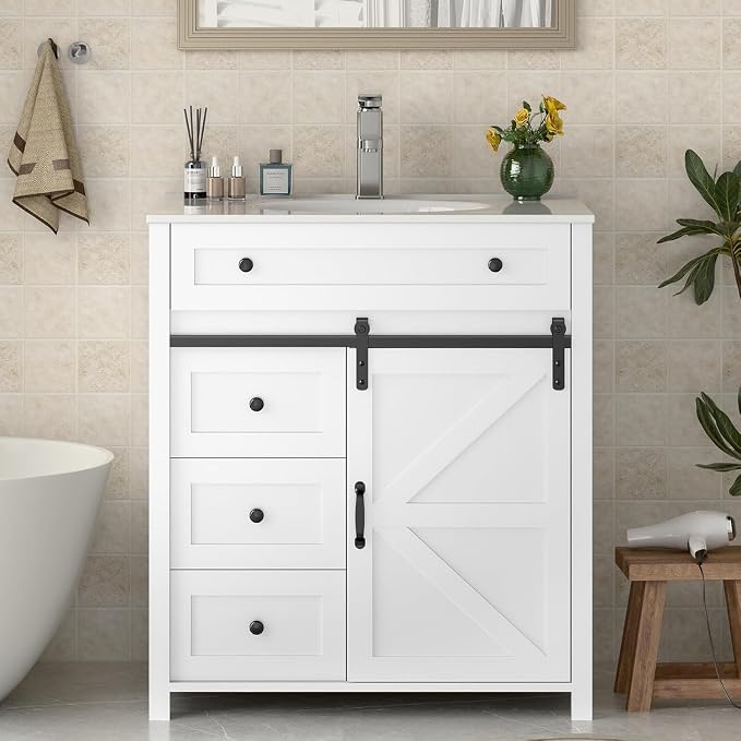 Vabches 30 Inch Bathroom Vanity by Vabches