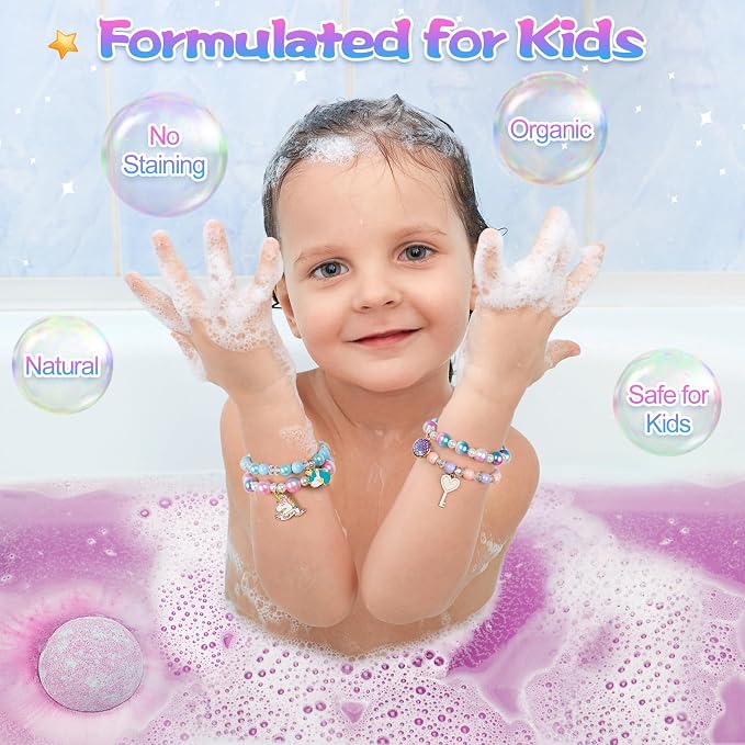 8 Pack Bubble Bath Bombs for Kids - Image 3