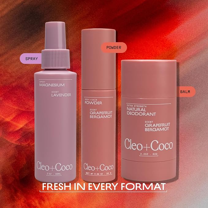 Cleo+Coco Extra Strength Deodorant Balm, Grapefruit Bergamot, Natural Aluminum - Image 8