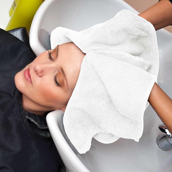 Utopia Towels White Salon Towels, and Home Hair Care - Image 3