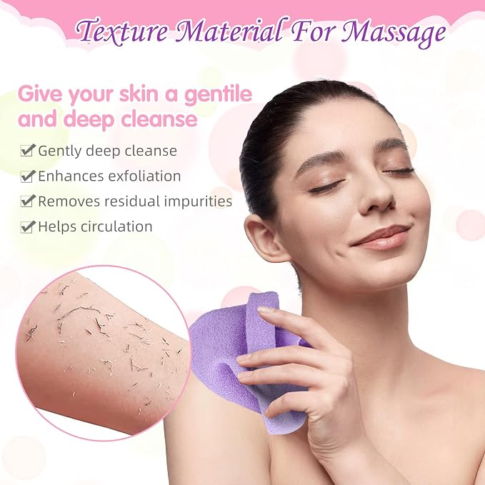 Lounsweer 7 Pieces Exfoliating Back Scrubber - Image 4