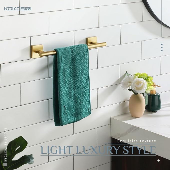 KOKOSIRI Hand Towel Bar Bathroom Towel Holder - Image 7