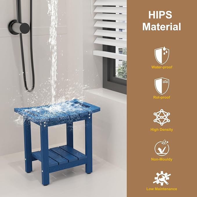 HIPS Shower Benches for Inside Shower, Shower Stool - Image 5