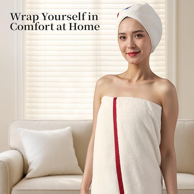 REDKISS 2 Pack 100% Cotton Bath Towels - Image 4