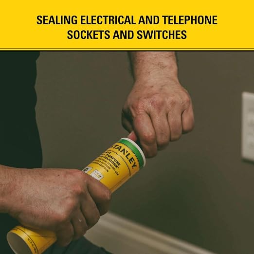 Stanley S421 All-Purpose RTV Silicone Sealant – 100% Waterproof Gray Caulk | - Image 9