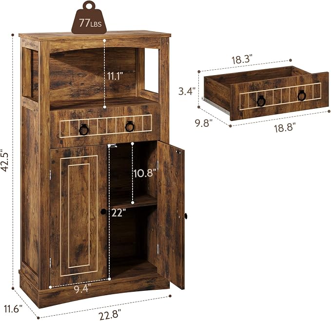Farmhouse Storage Cabinets - Image 2