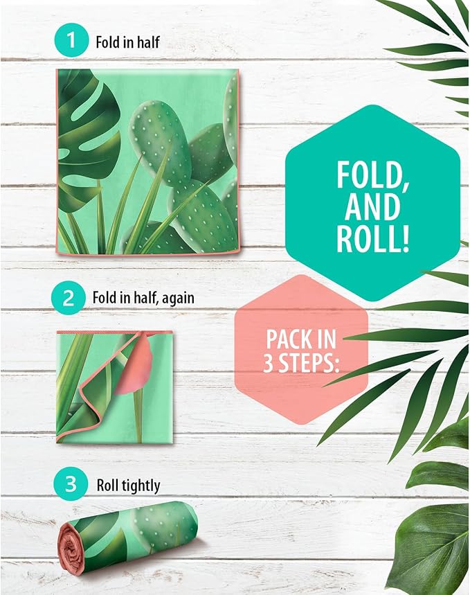 VENTURE 4TH Microfiber Beach Towel: Quick-Dry, Sandproof and Lightweight - Image 6