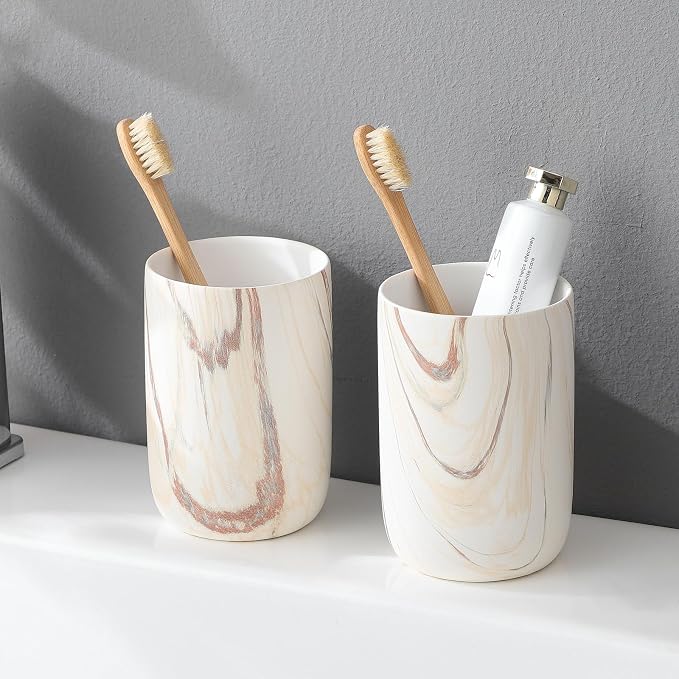 Brown Marble Toothbrush Holders - Image 6