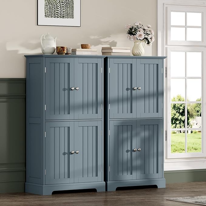 ChooChoo Bathroom Floor Cabinet, Modern Bathroom Storage Cabinet - Image 7