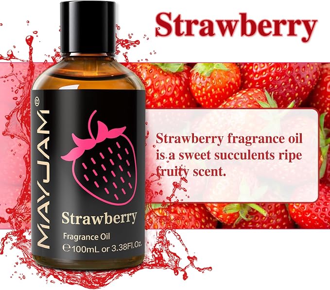 MAYJAM 100ML/3.38FL.OZ Strawberry Fragrance Oils - Image 4