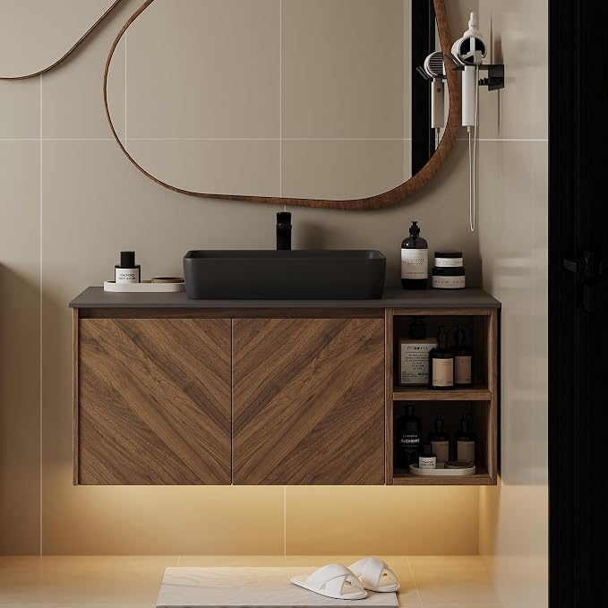 36'' Floating Vanity Bathroom, Single Bathroom Vanity - Image 5