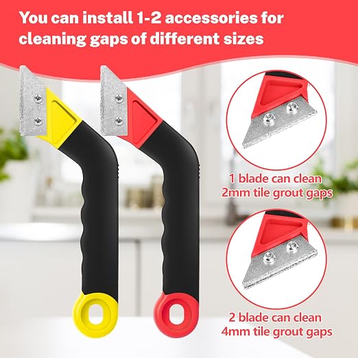 11 Pack Grout Removal Tool Kit, 2 Tile Grout Saws - Image 6