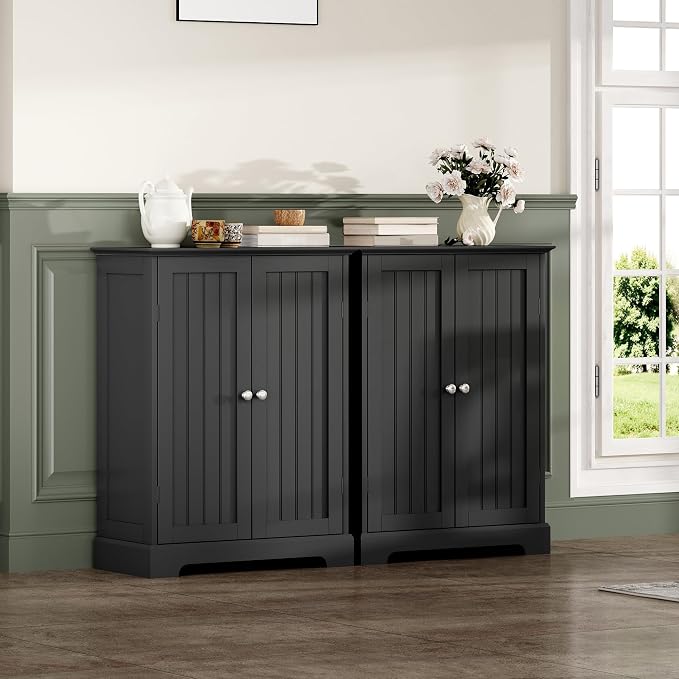 ChooChoo Bathroom Floor Cabinet, Modern Bathroom Storage Cabinet - Image 7