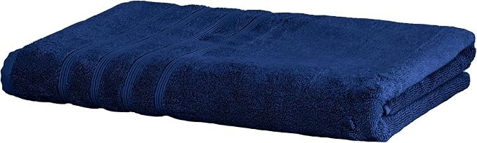Mosobam Luxury Turkish Towels Bath Sheets 35X70 Navy Blue 700 GSM Bamboo by Mosobam