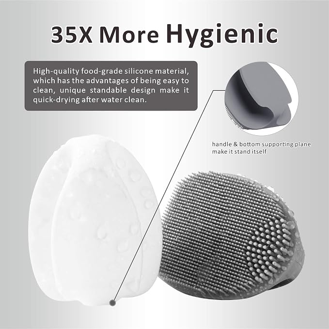 Silicone Face Scrubber, 2 Pack Face Scrubber - Image 7