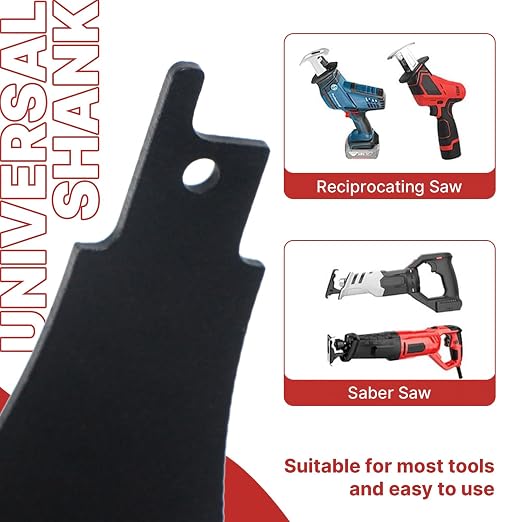 2pcs 4 inch HCS reciprocating Saw Blade Saber Shovel Length Cleaning Tool - Image 7