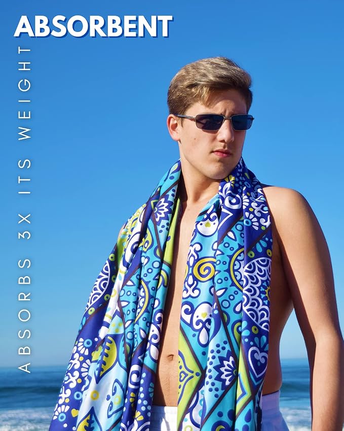ECCOSOPHY Microfiber Beach Towel - Image 6