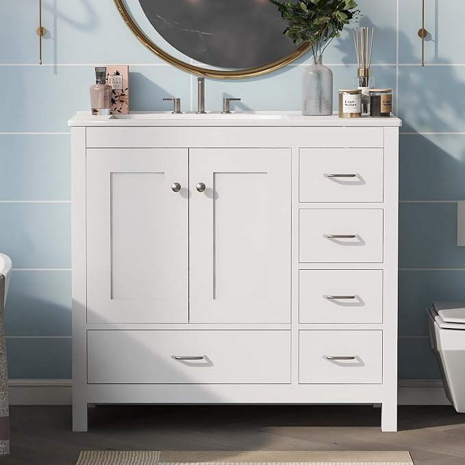 Harper & Bright Designs 36" Bathroom Vanity - Image 3