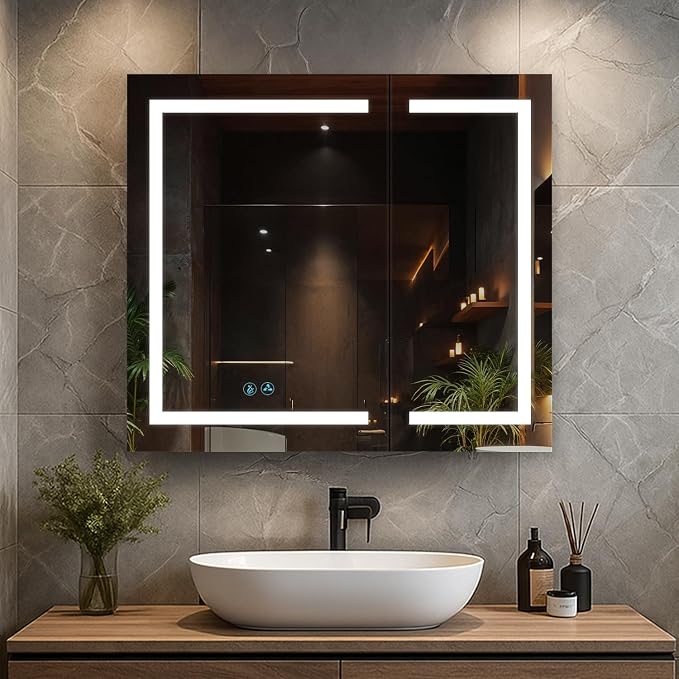 Blossom LED Mirror Medicine Cabinet by BLOSSOMKitchenBath