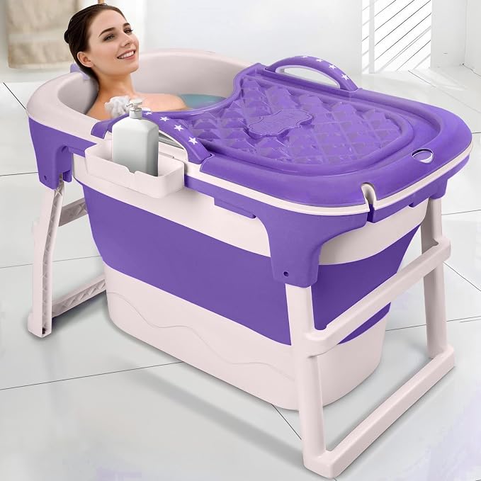 Portable Bathtub, 39 inch Portable Folding Bathtub by Fogcroll