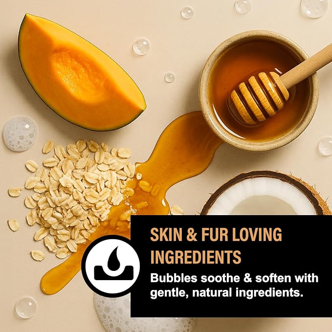 Dog Shampoo Alternative – Oatmeal & Honey Puppy Bubble Bath - Image 9