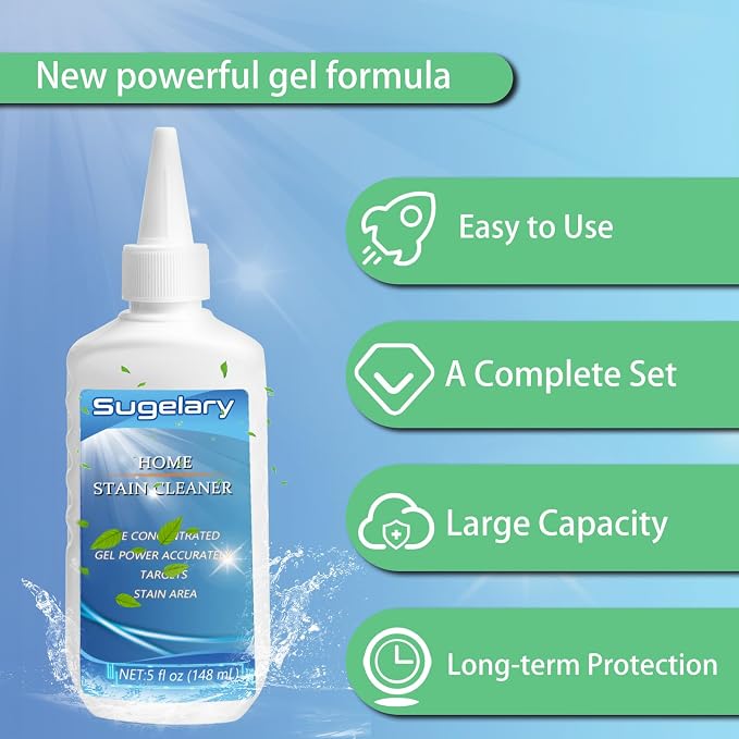 Sugelary Mold Stain Cleaning Gel, 5 Fl oz All-Purpose Household Cleaner Gel - Image 4