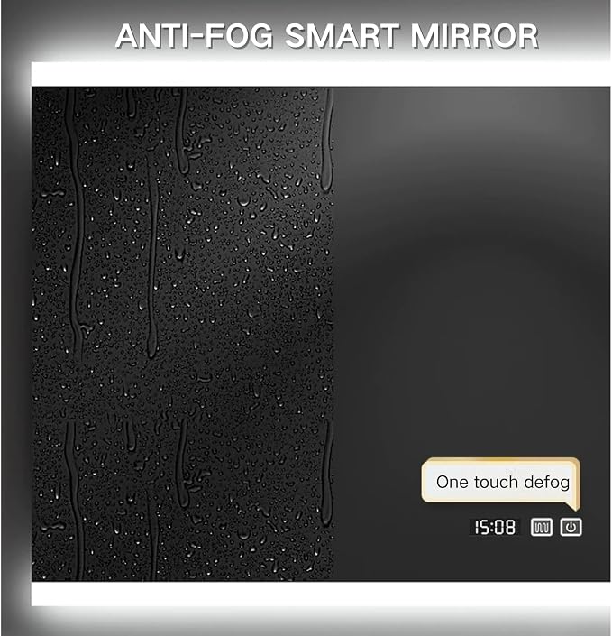 84" Bathroom Vanity with Single Sink, Floating Bathroom Vanities with LED Smart - Image 7