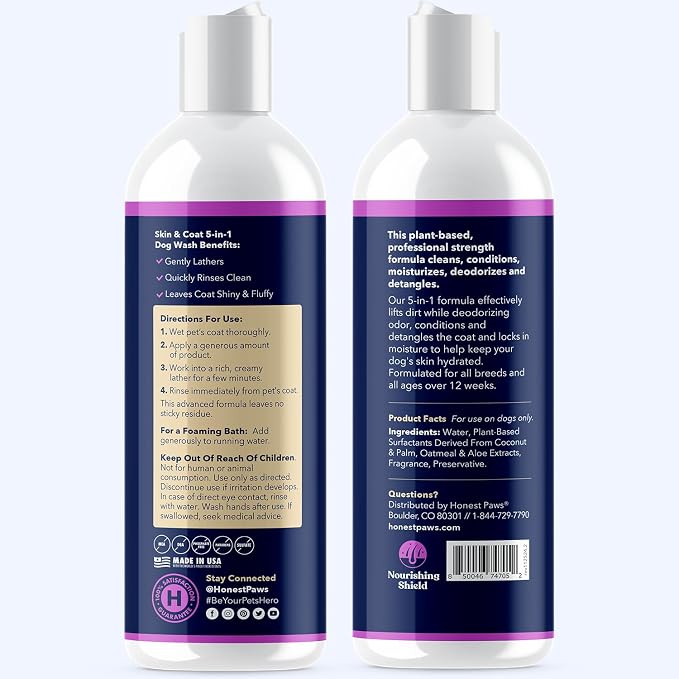 Honest Paws Dog Shampoo and Conditioner - Image 7