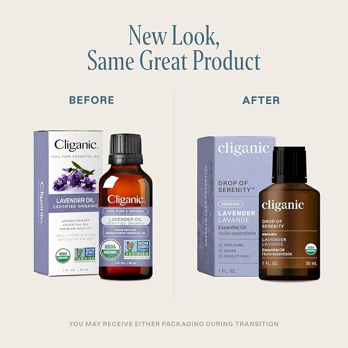 Cliganic Organic Lavender Essential Oil, 1oz - Image 2