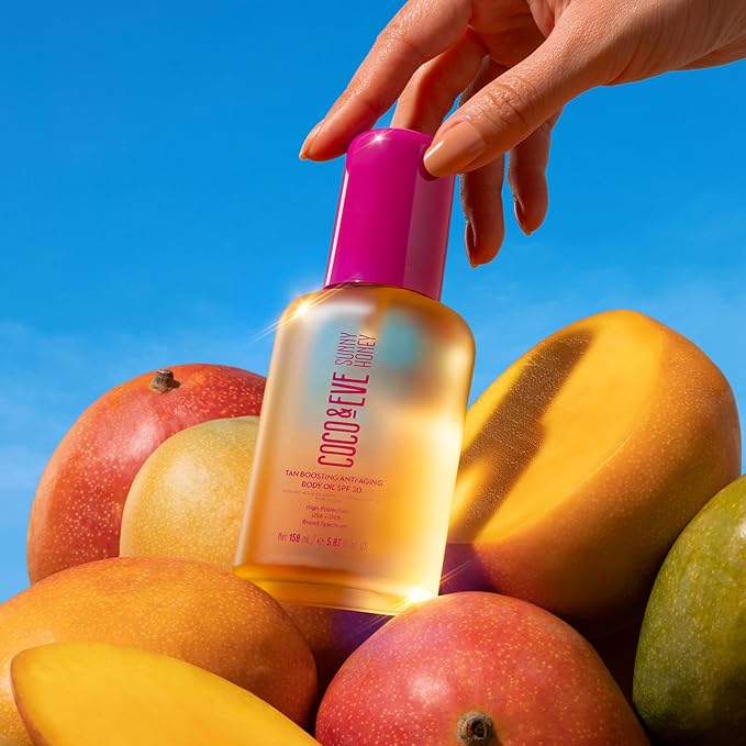 Coco & Eve Tan Boosting Anti-Aging Body Oil SPF20 - Image 4