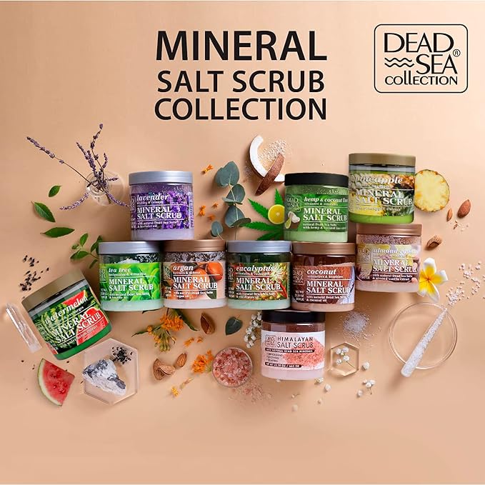 Dead Sea Collection Argan Salt Scrub – Exfoliating Body Scrub - Image 7