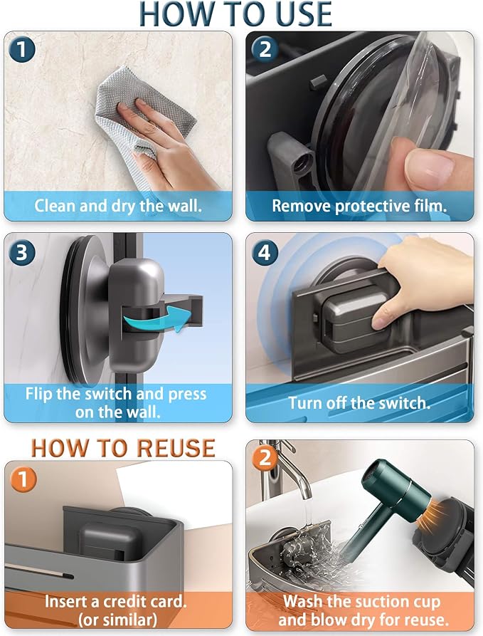 Onemake Corner Shower Caddy - Image 5