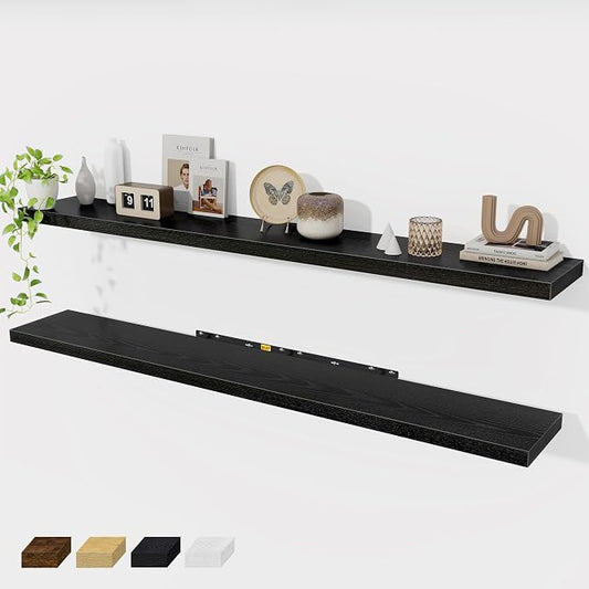 Fun Memories 72 Inch Floating Shelves by FunMemories