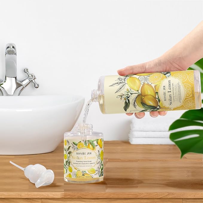ROMIIE ZOI Foaming Hand Soap Refill, Gentle & Moisturizing Formula, 1 L/ 33.8 - Image 4
