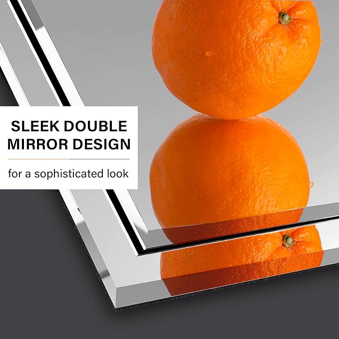 VASUHOME 22x32 Inch Frameless Double Layered Mirror - Image 4