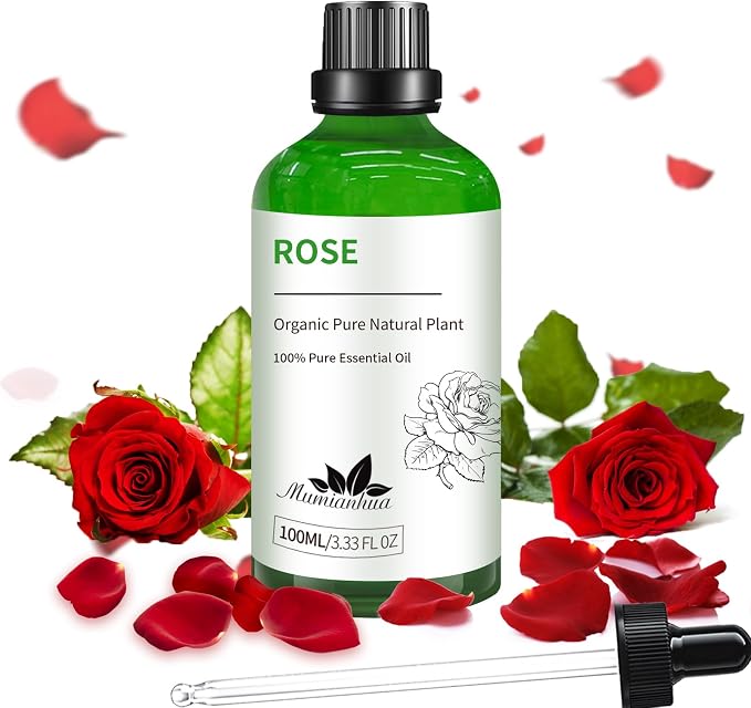 Pure Rose Essential Oil for Reed Diffuser, Aromatherapy, Evening Relaxation by Mumianhua
