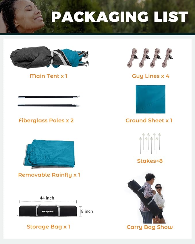 KingCamp Instant Shower Tent, Portable Superior Stable Privacy Shelter - Image 7