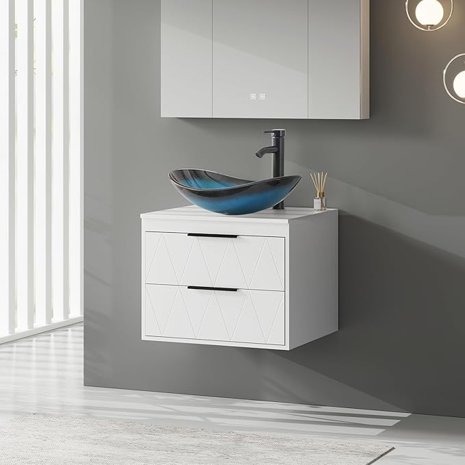 eclife 24" Floating Bathroom Vanities by eclife