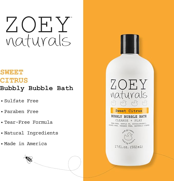 Zoey Naturals - Sweet Citrus Bubble Bath - Image 3
