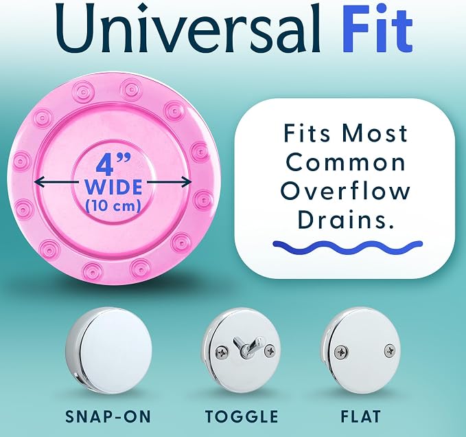 SlipX Solutions Bottomless Bath | Overflow Drain Cover - Image 4