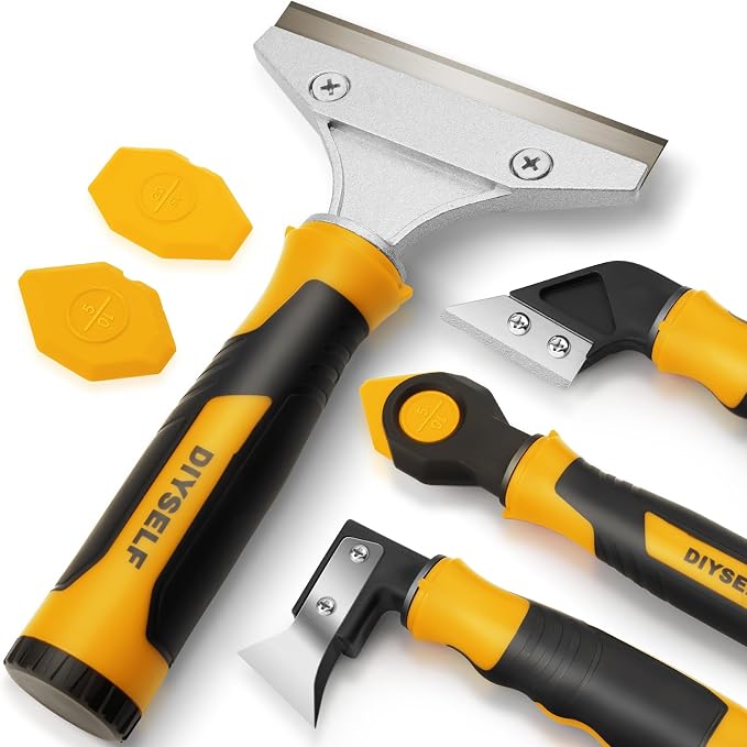 DIYSELF Caulking Tool, 4 in 1 Caulk Remover Tool by DIYSELF