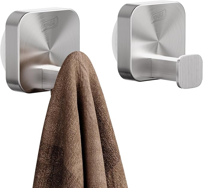 TAILI Thickened 304 Stainless Steel Bathroom Suction Hook by TAILI