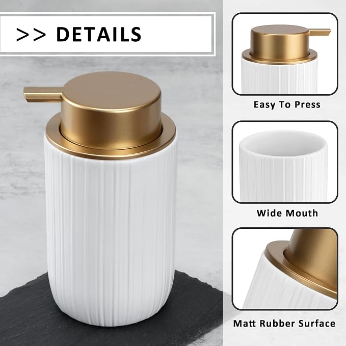 Soap Liquid Dispenser Ceramic - Image 7