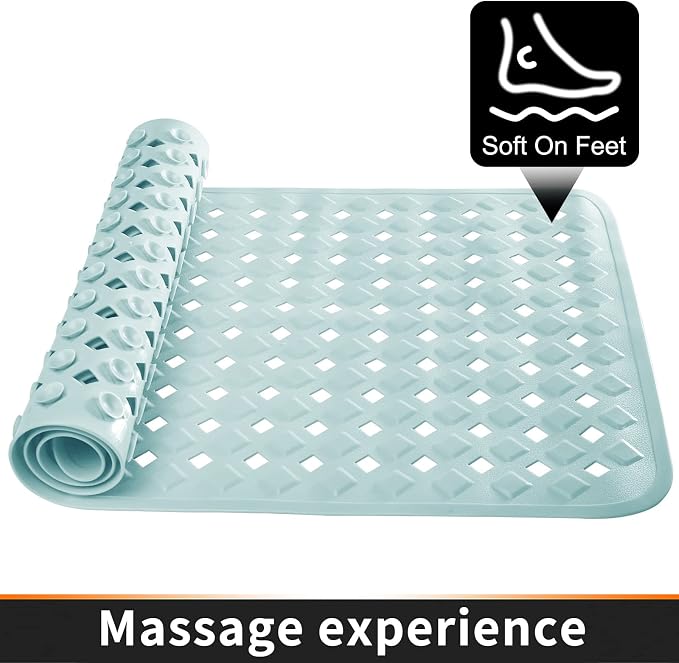 Yimobra Bathtub Mat Non Slip, Super Strong Suction Cups, 27.5"x15.5" Long - Image 7