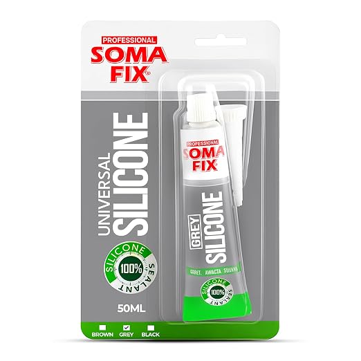 Silicone Caulk - Squeeze Tube Silicone Sealant by Somafix